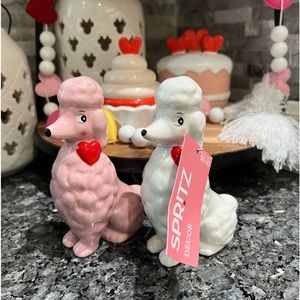 Target Spritz Ceramic Pink & White Love Dog Poodles 2024